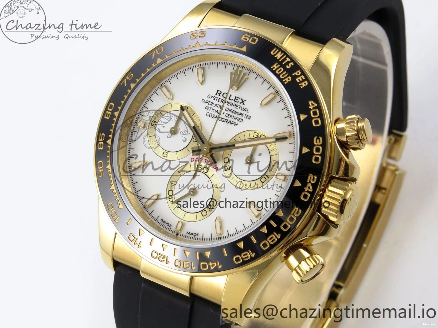 MiroTime 0417 Colorful Daytona 126518 QF 1:1 Best Edition White Dial on Oysterflex Strap SH4131 V6（Gain Weight） 1201